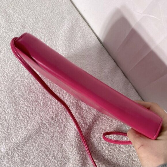 Vintage Pink Purse Clutch Cross Body Bag Shoulder Bag Handbag - Picture 5 of 14